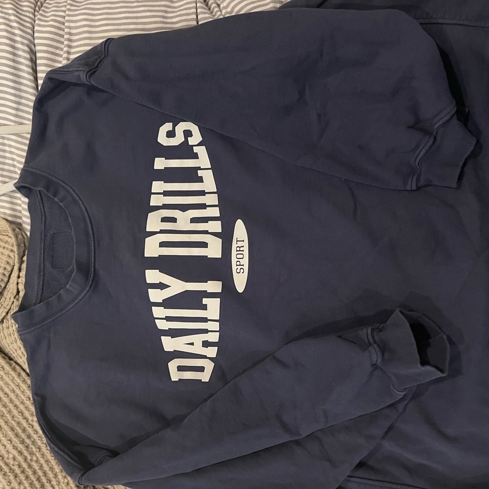 Daily Drills Sport Navy Blue CREWNECK